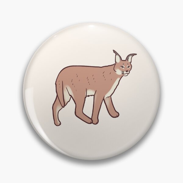 Item preview, Cartoon Caracal  designed and sold by Mayarart.