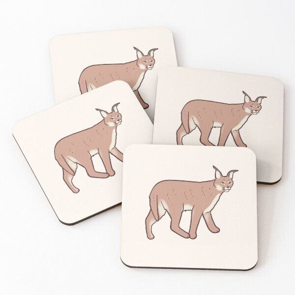 Item preview, Cartoon Caracal  designed and sold by Mayarart.