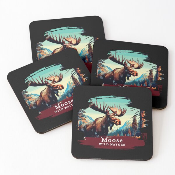 Item preview, Moose- WILD NATURE - MOSE -9 designed and sold by ArtProjectShop.