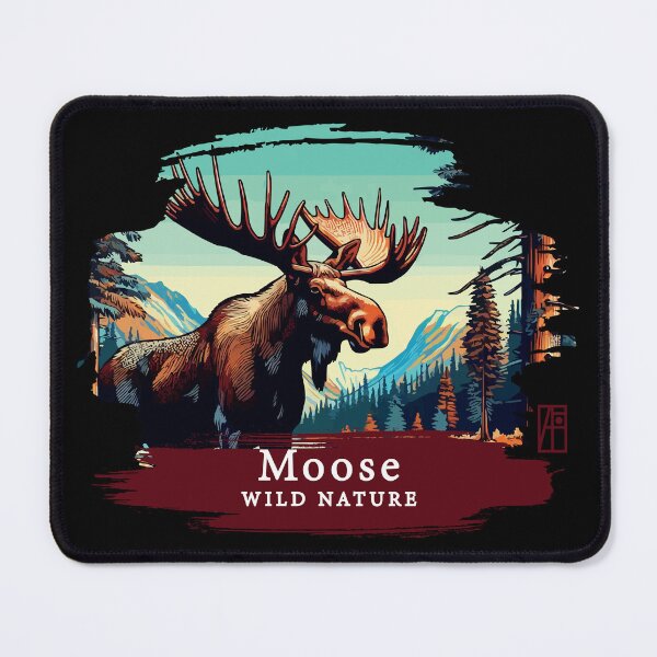 Item preview, Moose- WILD NATURE - MOSE -9 designed and sold by ArtProjectShop.