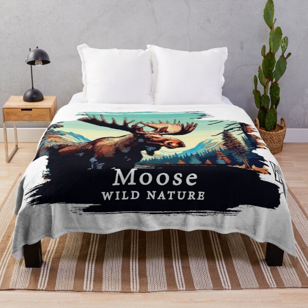 Item preview, Moose- WILD NATURE - MOSE -10 designed and sold by ArtProjectShop.