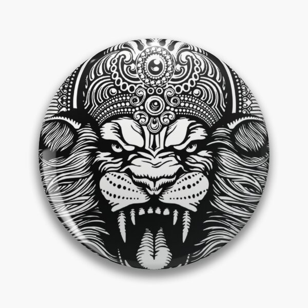 Aperçu de l'œuvre Narasimha en noir créée et vendue par ShaneMcdon.