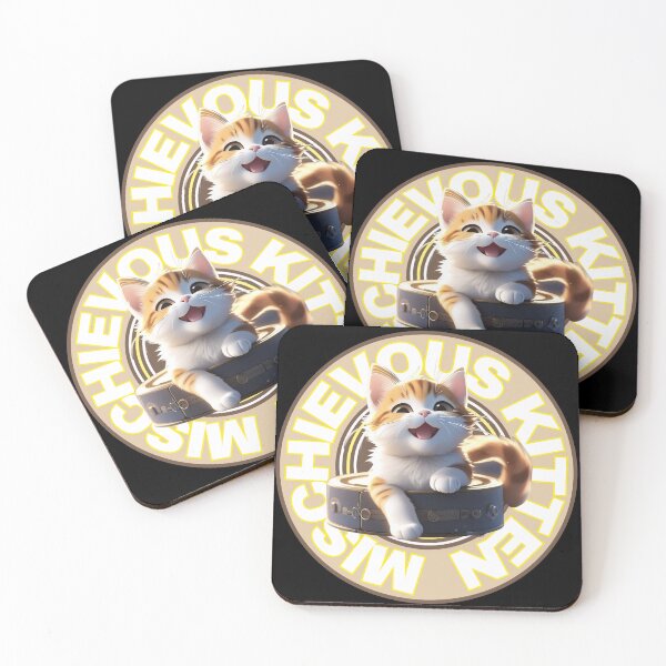 Item preview, Smiling Mischievous Kitten designed and sold by pUNKnown.