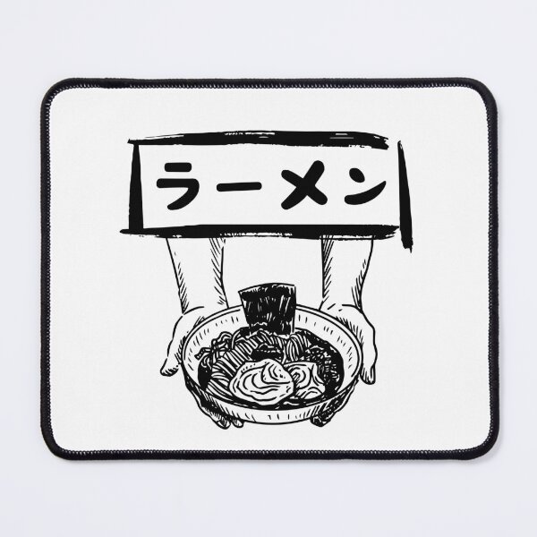 Item preview, (Color black) Embrace the Noodle: Hands Holding Ramen Bowl - katakana version designed and sold by Jindungo.