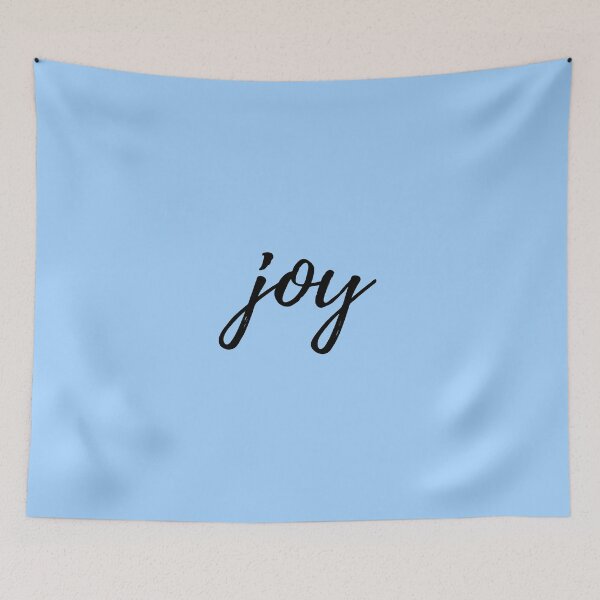 Item preview, joy - pastel bluer (black text)  designed and sold by BluesSketchbook.
