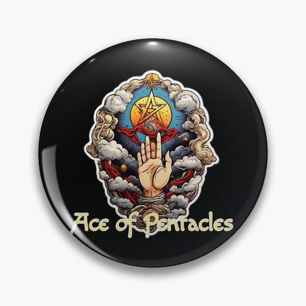 Item preview, Minor Arcana Tarot Card - Ace of Pentacles designed and sold by Pixel Waite.