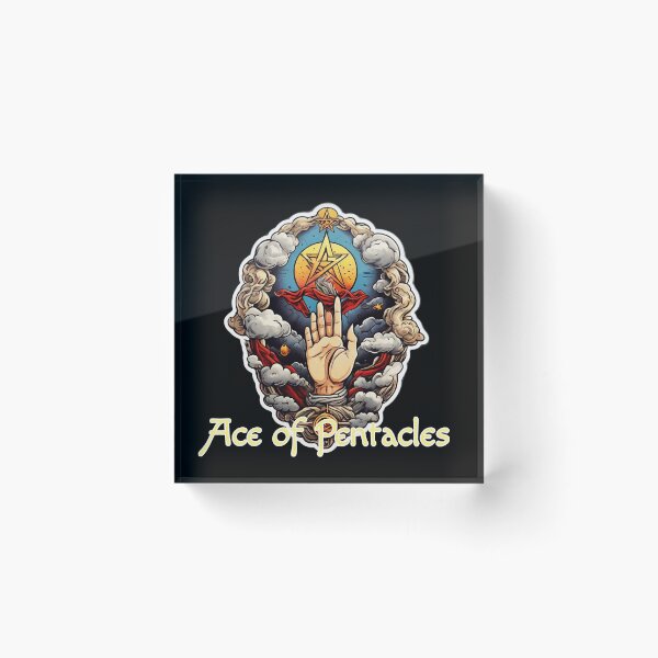 Item preview, Minor Arcana Tarot Card - Ace of Pentacles designed and sold by Pixel Waite.