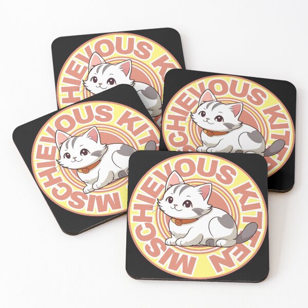 Item preview, Cute Mischievous Kitten designed and sold by pUNKnown.