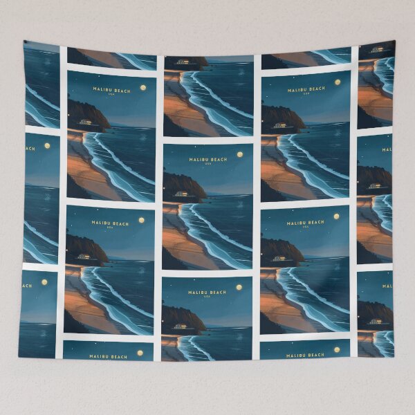 Item preview, Malibu Beach Vibes: USA designed and sold by NeuralVibe.