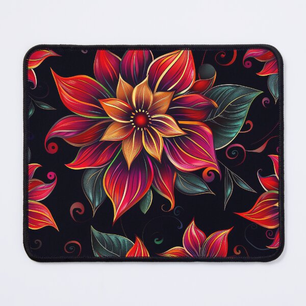 Item preview, Bright flowers - floral pattern designed and sold by FlowersColorful.