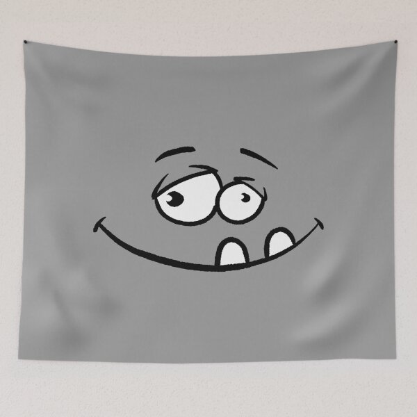 Item preview, Funny Cartoon Face Satisfied designed and sold by SuRReal3D.