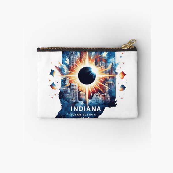 Item preview, Total Solar Eclipse Indiana Map designed and sold by vectcd.