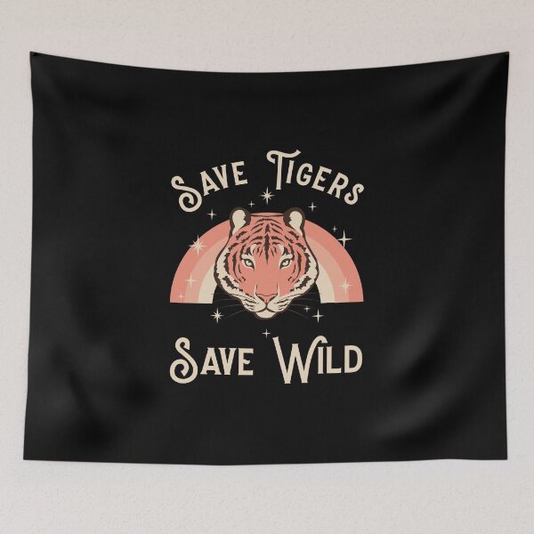 Item preview, Save Tigers Save Wild Conservation Awareness designed and sold by Abhishek18.