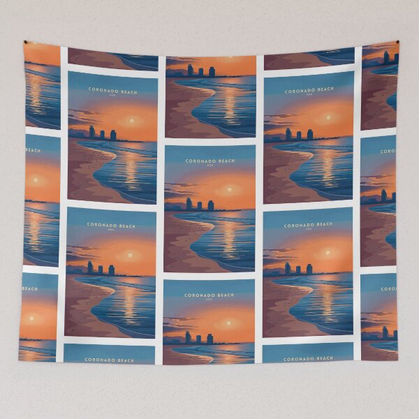 Item preview, Coronado Beach: California's Coastal Gem designed and sold by NeuralVibe.