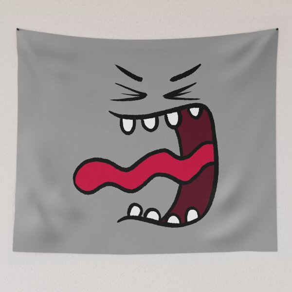 Item preview, Funny Cartoon Face Angry designed and sold by SuRReal3D.