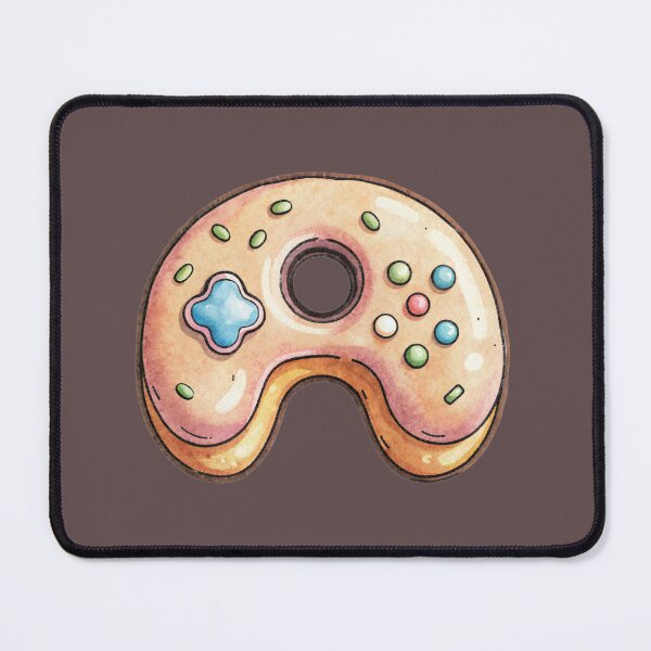 Item preview, video game controller doughnut designed and sold by jkrphoto.