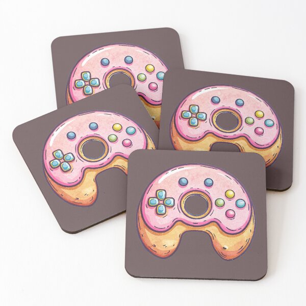 Item preview, video game controller doughnut designed and sold by jkrphoto.