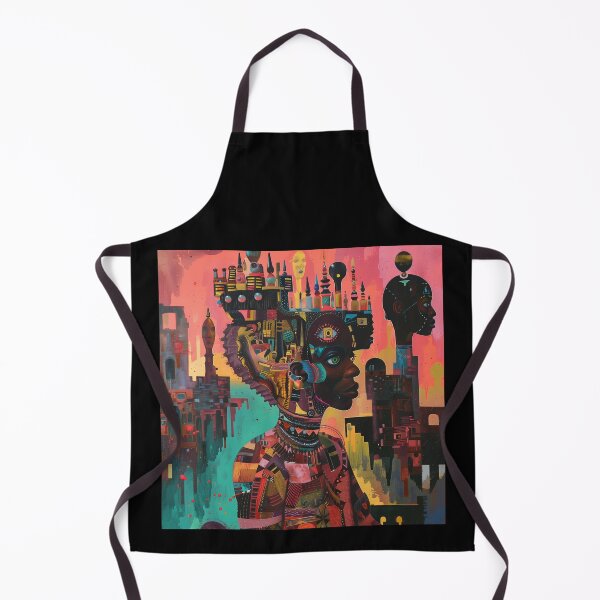 Item preview, Visionary Afrofuturism Portrait designed and sold by palmyst.