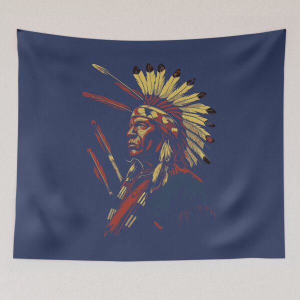 Item preview, Native American Tribal Chief designed and sold by Wild-Co.