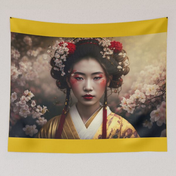 Item preview, Springtime Geisha designed and sold by BartHugoKnight.