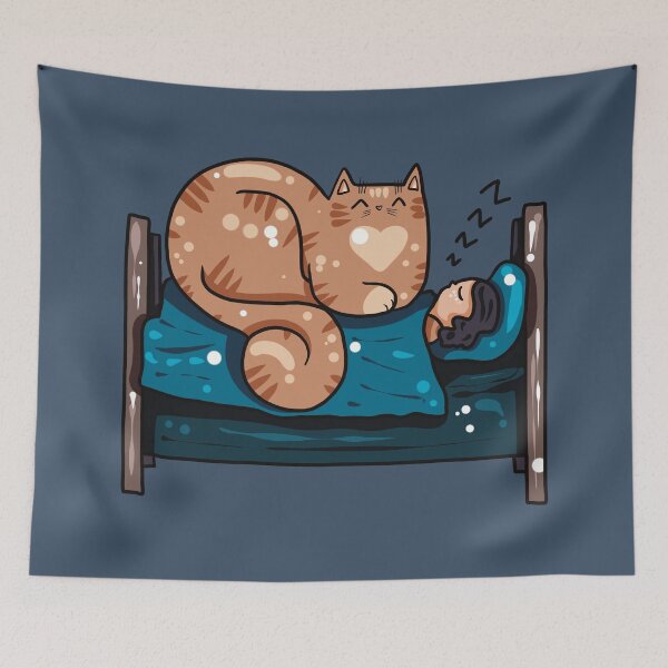Item preview, Cozy Weighted Blanket Kitty Cat  designed and sold by Julia Sol.
