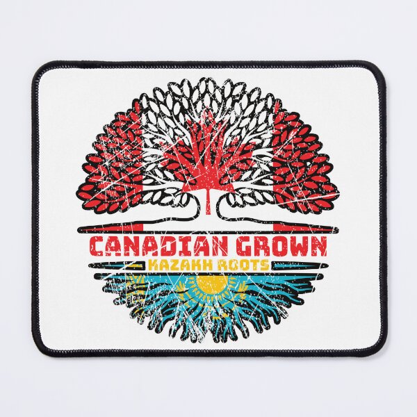 Item preview, Kazakhstan Kazakh Canadian Canada Tree Roots Flag designed and sold by FlagX.