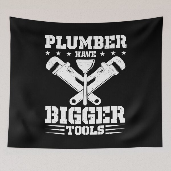 Item preview, Plumber Have Bigger Tools designed and sold by VIBEARTZDESIGN.