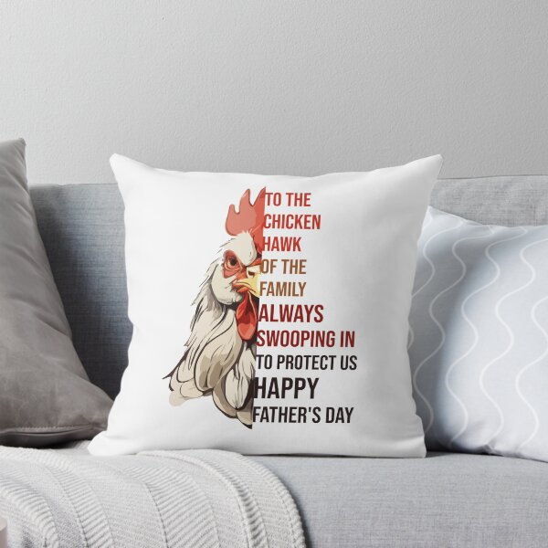 Item preview, To The Chicken Hawk of the Family, Aways Swooping in to Protect Us Happy Father's Day 2024, Funny Rooster Dad designed and sold by Peculiarts.