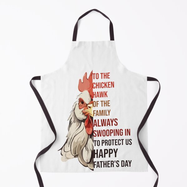 Item preview, To The Chicken Hawk of the Family, Aways Swooping in to Protect Us Happy Father's Day 2024, Funny Rooster Dad designed and sold by Peculiarts.