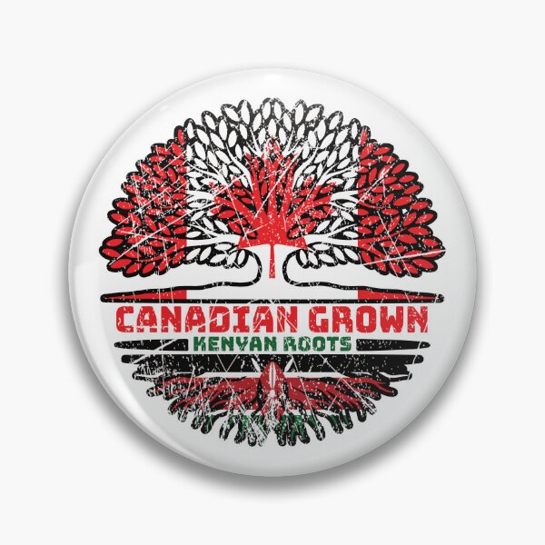 Item preview, Kenyan Kenya Canadian Canada Tree Roots Flag designed and sold by FlagX.