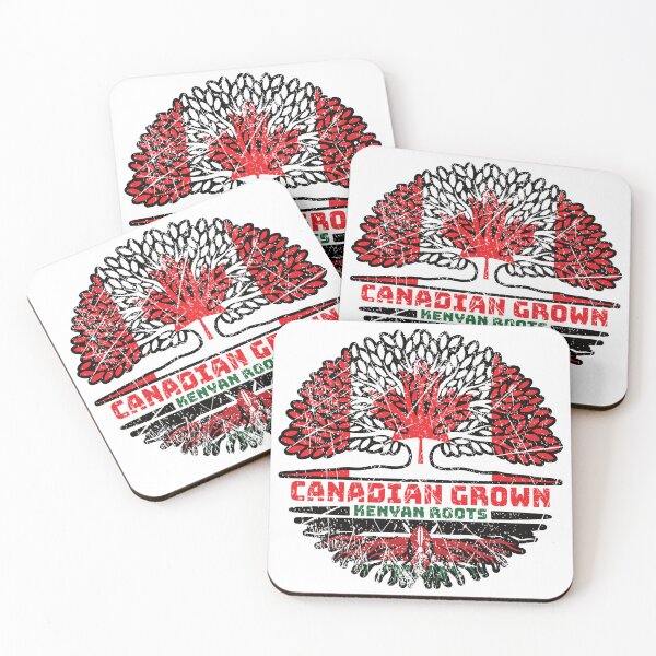 Item preview, Kenyan Kenya Canadian Canada Tree Roots Flag designed and sold by FlagX.