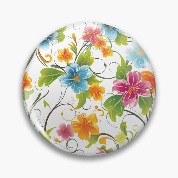 Item preview, Colorful flower pattern designed and sold by FlowersColorful.