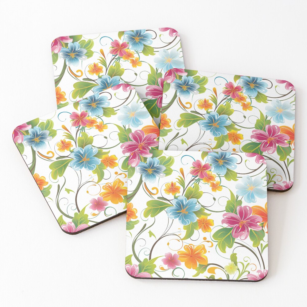 Item preview, Coasters (Set of 4) designed and sold by FlowersColorful.