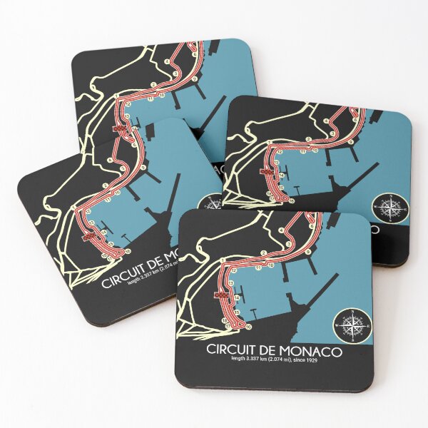 Item preview, Circuit de Monaco Map designed and sold by DimDom.
