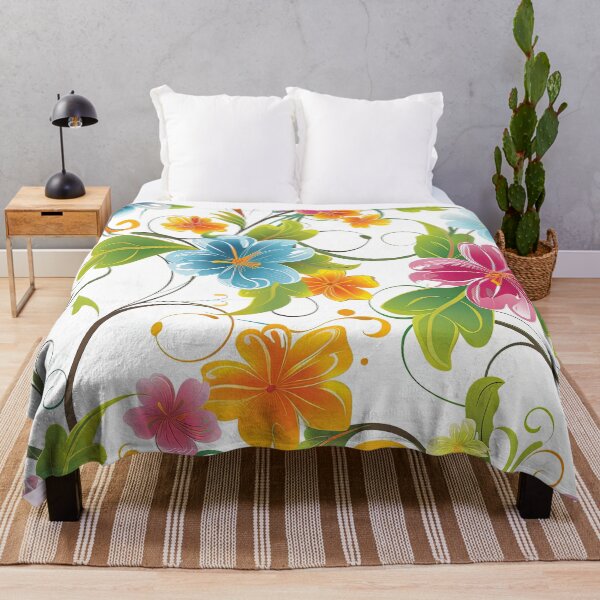 Item preview, Colorful flower pattern designed and sold by FlowersColorful.