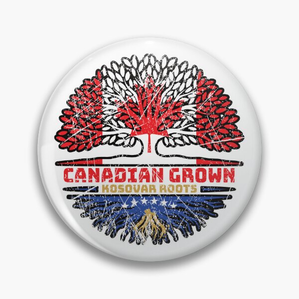 Item preview, Kosovo Kosovar Canadian Canada Tree Roots Flag designed and sold by FlagX.