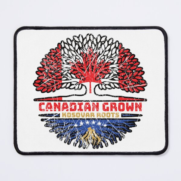 Item preview, Kosovo Kosovar Canadian Canada Tree Roots Flag designed and sold by FlagX.