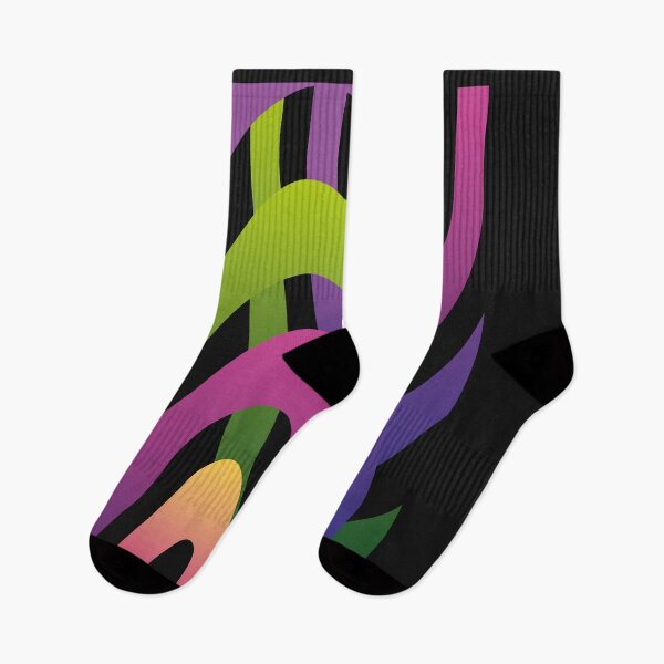 Item preview, color block neon green pink purple graphic designed and sold by wafa80.