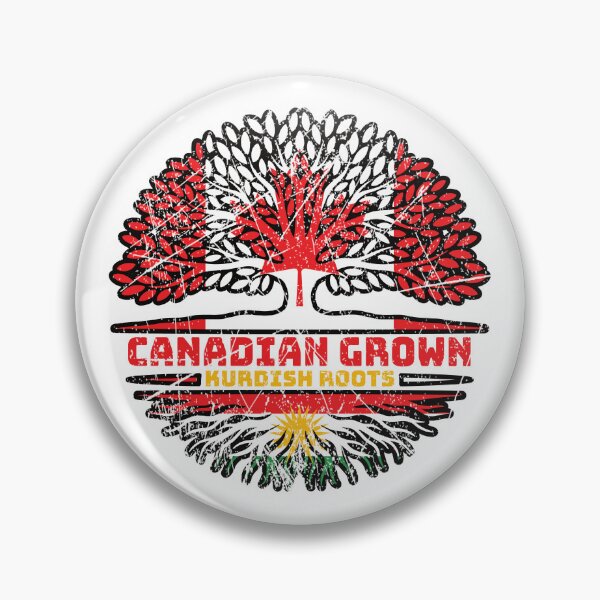 Item preview, Kurdistan Kurdish Canadian Canada Tree Roots Flag designed and sold by FlagX.