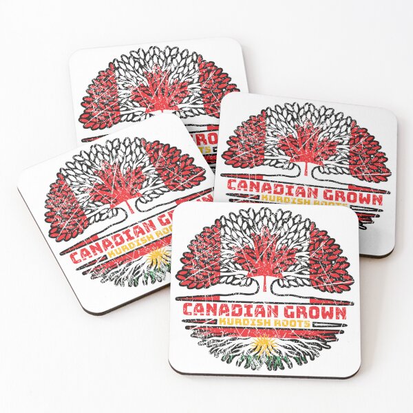 Item preview, Kurdistan Kurdish Canadian Canada Tree Roots Flag designed and sold by FlagX.