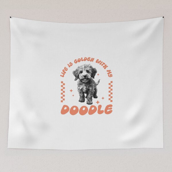 Item preview, Life Is Golden With My Doodle designed and sold by Acim0.