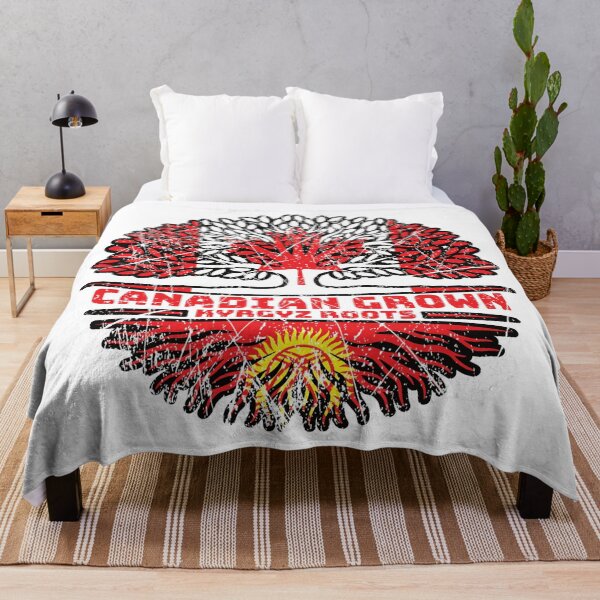 Item preview, Kyrgyzstan Kirghiz Canadian Canada Tree Roots Flag designed and sold by FlagX.