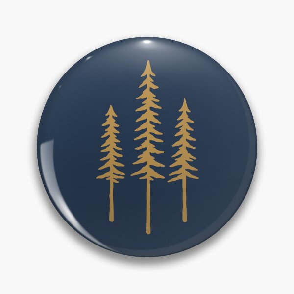 Item preview, Pine Trees Logo - Golden Version designed and sold by SommersethArt.