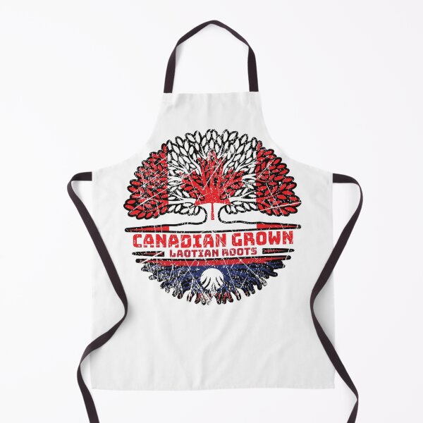 Item preview, Laos Laotian Canadian Canada Tree Roots Flag designed and sold by FlagX.
