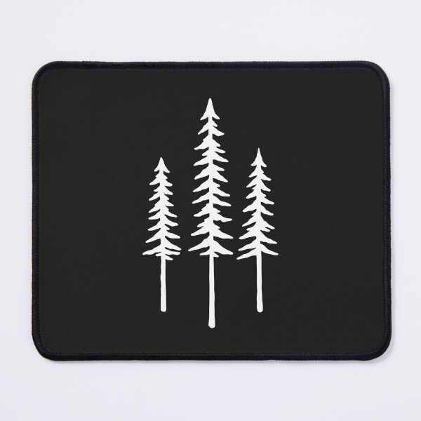 Item preview, Pine Trees Logo - White Version designed and sold by SommersethArt.