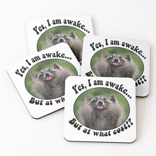 Item preview, Awake but at what cost? designed and sold by Badbroidery.
