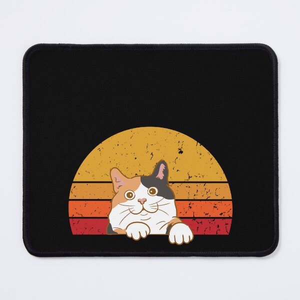Item preview, Peeking Calico Cat Sunset designed and sold by AussieWonders.