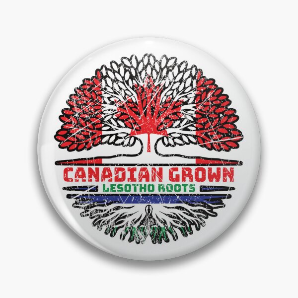 Item preview, Lesotho Canadian Canada Tree Roots Flag designed and sold by FlagX.