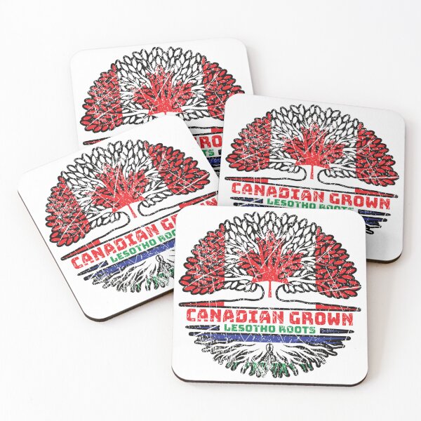 Item preview, Lesotho Canadian Canada Tree Roots Flag designed and sold by FlagX.