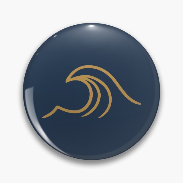 Item preview, Simple Wave Logo - Golden Version designed and sold by SommersethArt.